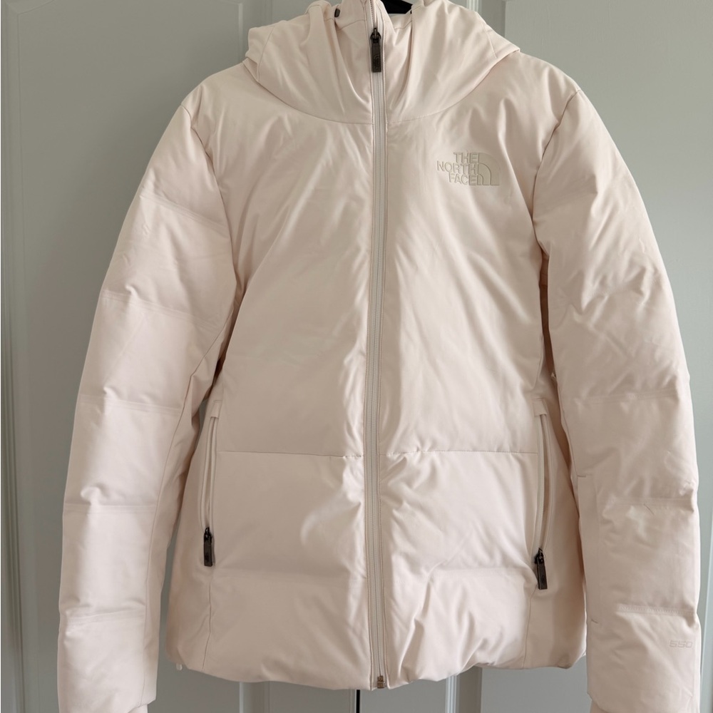 The North Face Women's cream Puffer Jacket